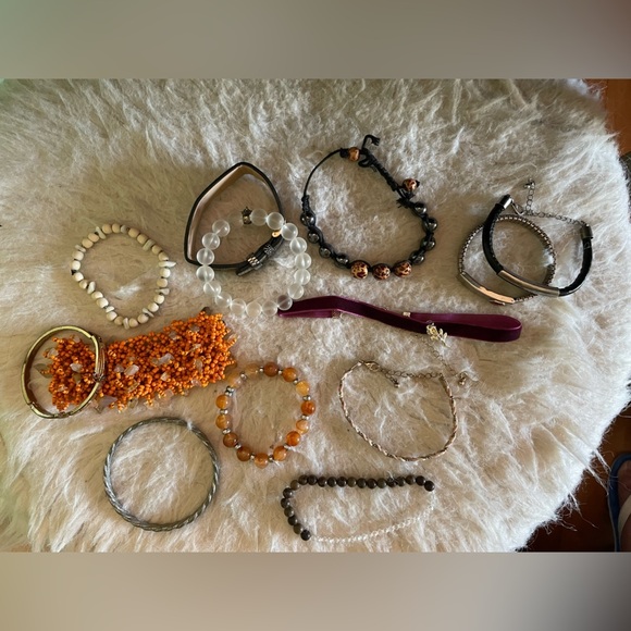Eclectic 13 Piece Bracelet Bundle - Picture 1 of 16